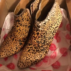 Matisse Nugent leopard booties